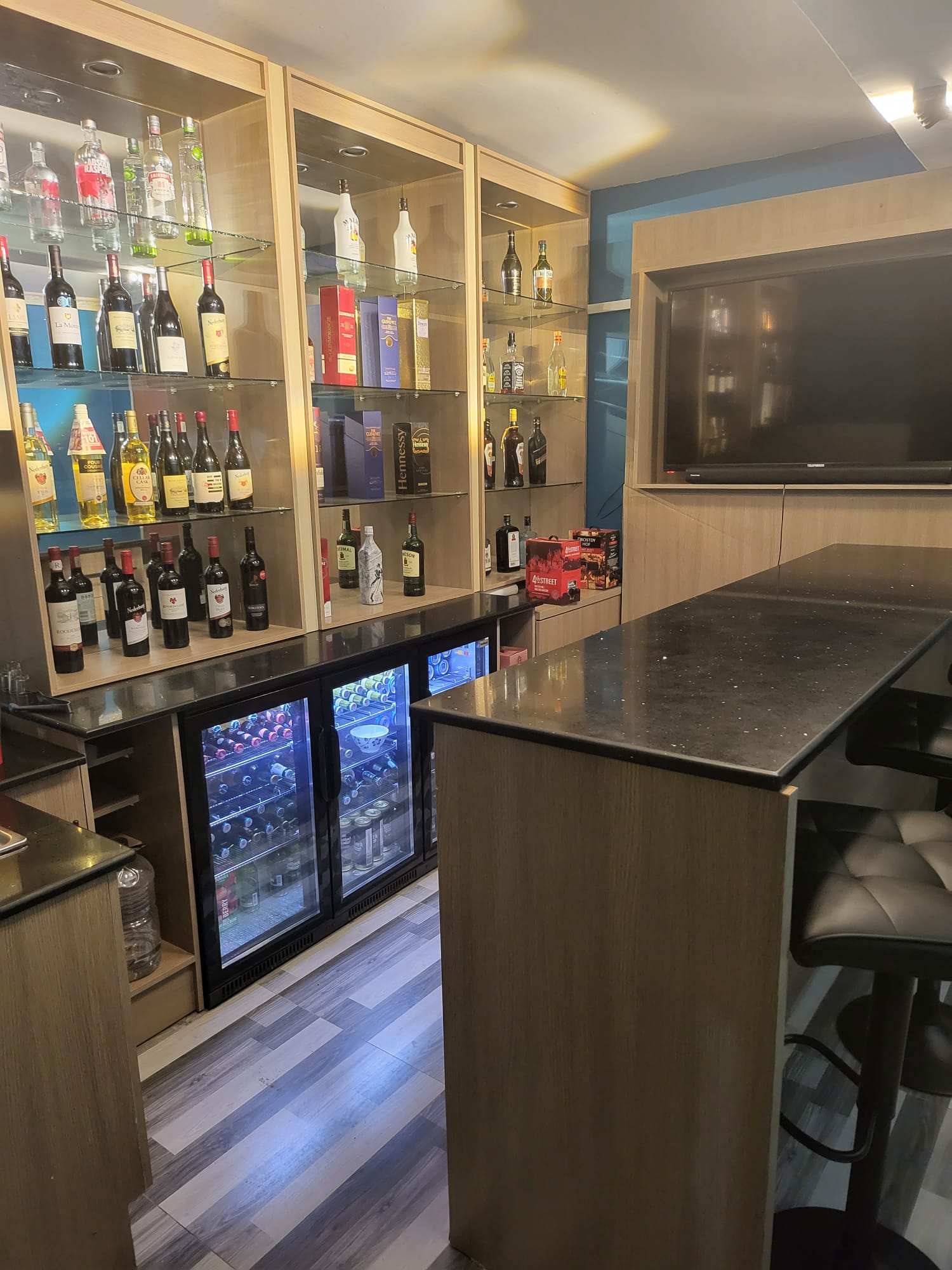 Fully stocked bar